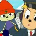 Parappa in a car meme