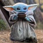 Baby Yoda Tea Sipping