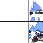 Disgusted Mordecai meme