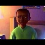 Monsters inc kid waking up