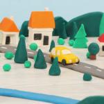 plasticine city