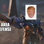 Thanos Army | THE AREA 51 DEFENSE | image tagged in thanos army | made w/ Imgflip meme maker