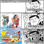 Pokemon Hammer and Sickle! Now Out! | nintendo nintendo nintendo | image tagged in memes,alright gentlemen we need a new idea,funny,pokemon sword and shield,nintendo | made w/ Imgflip meme maker