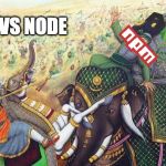 महाराणा प्रताप अकबर - Svelte vs React | DENO VS NODE | image tagged in - svelte vs react | made w/ Imgflip meme maker