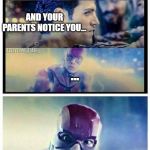 Flash/Superman Justice League | WHEN YOUR TRYING TO SNEAK BACK INTO THE HOUSE ALL SLICK BECAUSE YOU PASS YOUR CURFEW... AND YOUR PARENTS NOTICE YOU... ... *O SHOOT!* | image tagged in flash/superman justice league | made w/ Imgflip meme maker
