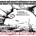 NIKOLA TESLA SCALAR WAVE SHIELD | THIS TECHNOLOGY WAS PRESENTLY SUPPRESSED BY THE GOVERNMENT BECAUSE THE CONCEPT IS NOT PROFITABLE FOR WAR BUSINESS MACHINE; UNVEILED SECRETS AND MESSAGES OF LIGHT | image tagged in nikola tesla scalar wave shield | made w/ Imgflip meme maker