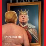 Time Cover Trump delusional King