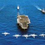 NAVY Battle group aircraft carrier