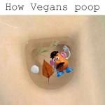 Vegan Poop meme