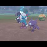 Sableye Runs Around A Shiny Morgrem