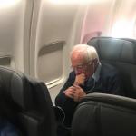 Bernie First Class meme