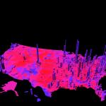 2016 Election by county and population density