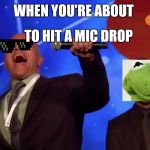 Bitconnect | WHEN YOU'RE ABOUT; TO HIT A MIC DROP | image tagged in bitconnect | made w/ Imgflip meme maker