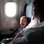 Screaming kid on airplane