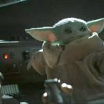 Baby Yoda button
