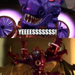 Megatron Reacts COMPLETE meme