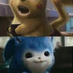 Pikachu and Sonic swapped