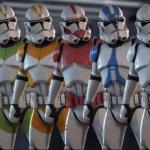 Clone trooper stand next to each other meme