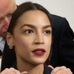 Joe Biden sniffing AOC