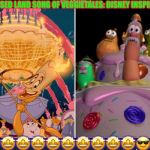 Promised Land song of Veggietales like be our guest Disney | THE PROMISED LAND SONG OF VEGGIETALES: DISNEY INSPIRED SONG? 🤩🤩🤩🤩🤩🤩🤩🤩🤩🤩😎😎 | image tagged in promised land song of veggietales like be our guest disney | made w/ Imgflip meme maker