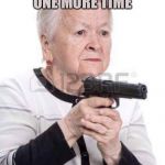 Beware the boomer | SAY “OK BOOMER” ONE MORE TIME | image tagged in beware the boomer | made w/ Imgflip meme maker