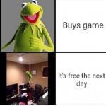 Kermit hanging meme