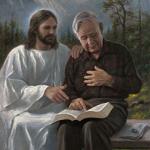 Jesus and old man