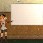SMG4s Meggy pointing at board meme