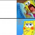 spongebob yelling meme