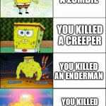 Increasingly buff spongebob Meme Generator - Imgflip