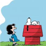 Lucy yelling at snoopy