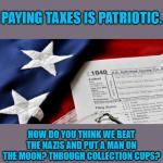 Taxes patriotic