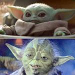 Baby Yoda Vs Old Yoda meme