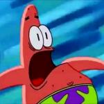 Screaming Patrick star meme
