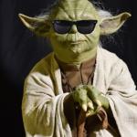 Yoda with sunglasses