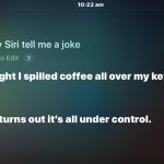 Tell me a joke siri