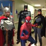 Superhero’s in hospital