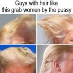 Donald Trump Hair Grab By The Pussy