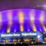 Superdome purple and gold