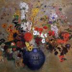 BOUQUET OF FLOWERS BY ODILON REDON