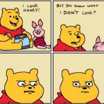 upset pooh Meme Template