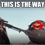The way | THIS IS THE WAY | image tagged in the way | made w/ Imgflip meme maker