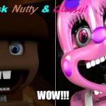 Ask Nutty & Glossy | WOW!!! | image tagged in ask nutty  glossy | made w/ Imgflip meme maker