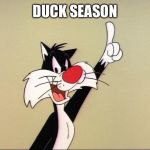 Touche’ | DUCK SEASON | image tagged in touche | made w/ Imgflip meme maker