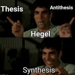Akshay Kumar | Antithesis; Thesis; Hegel; Synthesis | image tagged in akshay kumar | made w/ Imgflip meme maker