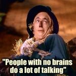 Social Media in a nutshell | "People with no brains 
do a lot of talking" | image tagged in strawman,opinions,x x everywhere,triggered,wow look nothing,see nobody cares | made w/ Imgflip meme maker