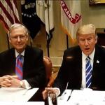 Co-conspirators McConnell and Trump meme