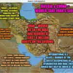 Iran war analysis map