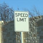 No speed limit sign