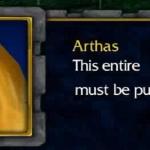 arthas purge meme